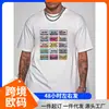 Camiseta Retro Mixtape 80s Cinta de Cassette en Blanco 1980s 90s Música