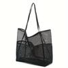 Bolsa de Playa Amazon Bolsa de Malla para Hombro para Hombre y Mujer Salida Portátil Lavable Bolsa de Almacenamiento para Ropa de Natación