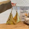 Nova Bolsa de Ombro da Primavera, Nova Bolsa Feminina com Lantejoulas, Design 2026, Bolsa Simples e Versátil de Ombro com Corrente para Axila