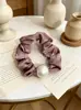 Lindos Coleteros de Satén con Perlas y Pedrería, Accesorios para el Cabello Estilo Coreano, Suministro Directo desde la Fábrica Fuente