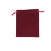 Pantalones de Pana con Bolsillo de Solapa y Cordón Joyería Bolsa para Empaquetar Joyería Teléfono Móvil Batería Externa Bolsita de Pana con Cordón Logo Impreso Personalizado