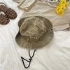 Sombrero de escalada para mujer, para verano, para acampar al aire libre, estilo vaquero occidental, parasol, protector solar, sombrero de pescador, sombrero vintage americano rosa