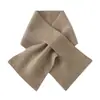Cachecol feminino de tricô 100% cashmere, estiloso e versátil, estilo coreano, para outono/inverno, proporcionando calor e proteção para o pescoço