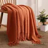 Manta de Sofá Manta Estilo Ins Manta para Cochilo no Escritório Xale Manta para Ar Condicionado Decoração de Cama e Café da Manhã Cama Toalha de Cabeceira