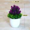 Enfeites criativos para decoração de casa, plantas artificiais em vasos, grama artificial, bola de bonsai, mini árvore, mini bola de sakura, bola de neve