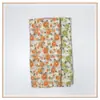 Tres Cuadrículas de Rociado Tela Estampada Floral Pequeña Camisa de Vestir Nueva Tela de Cuadrículas Semitransparentes Primavera, Verano y Otoño Ropa para Mujer