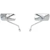 Espejo Retrovisor Lateral Rectangular Pequeño Retro Modificado de Amplio Campo para Motocicleta Reflector Colorido Personalizado Galvanizado Espejo de Reversa