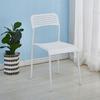 Silla de comedor moderna silla con agujero silla hueca plástico simple silla de entrenamiento para estudiantes suministro de fábrica