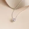 Colar de Contas Onduladas de Prata Pura S999, Corrente de Clavícula de Prata Pura Versátil de Luxo Leve de Nicho para Mulheres, Pingente de Pérola