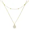 Nuevo y Moderno Collar con Colgante Multicapa de Amazon para Mujer, Versátil Set de Cadena para Clavícula, Joyería Personalizada de Lujo Ligero