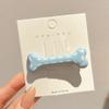 Pasador Dulce de Princesa Estilo Ins con Flequillo Lateral, Pinza para el Cabello Delicada y Versátil, Accesorio para el Cabello de Color Dopamina
