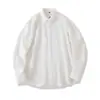 Camisa Casual para Hombre Estilo Old Money Otoño Cuello Camisero Ligera Transpirable Corte Holgado Cómoda Manga Larga 13247