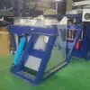Horno de fusión de chatarra de acero inoxidable, horno de inducción de punto fijo para fundición, equipo de horno de colada continua para planta de reciclaje de metales, horno de frecuencia media