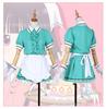 Enseña cafetería orgullosa y encantadora Shenzaki Rizhao ropa de cosplay ropa de sirvienta ropa de trabajo de catering cosplay