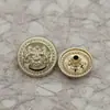 Botões de Pressão Metálicos Estilo Britânico Retrô para Jaquetas, Acessórios de Roupas Casuais, Fechos de Pressão 15/17/20mm