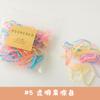 Nueva banda de goma pequeña de Corea del Sur color gelatina alta elasticidad macarrón banda de goma desechable cuerda para el pelo aproximadamente bolsa de 10g
