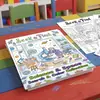 10 hojas/paquete de pósters para colorear, nuevo modelo transfronterizo, tema científico de exploración del universo, divertido para encontrar objetos y colorear, educativo y creativo