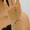 Moda Europea y Americana Multiestilo Colorido Geométrico Joyería Colores Dulces Collares, Pulseras, Aretes, Accesorios de Corazón de Vidrio