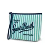 Moda Europeia e Americana Estampa de Leopardo Material de Mergulho Bolsa de Cosméticos Design de Nicho Bolsa para Batom e Cosméticos Bolsa de Higiene Pessoal Portátil para Viagem