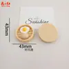 Nova Série de Xiaolongbao de Tamanho Grande Comida Temática Artesanal DIY Cola de Creme Acessórios de Resina Pingentes Ímãs de Geladeira