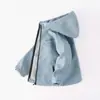 Ropa de Abrigo para Niñas Primavera y Otoño Forrada de Polar Terciopelo Delgado para Niños Ropa para Niños Tallas Mediana y Grande Cárdigan con Capucha para Niños Top Resistente al Viento para Exteriores