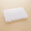 Caja de Almacenamiento Transparente de Plástico Multifuncional Desmontable de 36 Compartimentos para Joyería, Cuentas, Tornillos de Escritorio DIY, Cosméticos