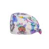 Gorro de Quirófano Gorro de Doctora Algodón Puro Estampado Gorro de Quirófano Estomatología Botón de Presión Palabra UCI Gorro de Enfermera