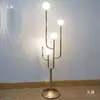 Nova Arte em Ferro para Casamento 5 Lâmpadas Redondas para Guia de Estrada Lâmpada Galvanizada Adereços de Decoração para Área de Recepção de Casamento Fantasia de Festival