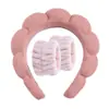 Set de Tres Piezas de Cinta para la Cabeza para Lavado Facial, Cinta para la Parte Superior Alta del Cráneo para Mujeres, Antideslizante, Gama Alta, Estampado de Leopardo, Linda, Venta Caliente Transfronteriza Europea y Americana