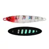 Señuelo jig de fundición para costa transfronterizo 20g 30g 40g para caballa y pez azul, señuelo jig de jigging lento y recogida rápida, señuelo luminoso al por mayor