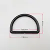 Anillo D de Plástico Fabricante Mayorista Accesorios para Bolsas Anillo Semicircular POM 1.5CM Hebilla Asa de Bolsa Hebilla de Plástico Hebilla de Ajuste