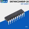 Novo Original Sn74Hc244N Dip-20 In-Line Circuito Buffer Oito Vias Driver Item Padrão
