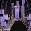Tela Elástica para Boda Morada Seda de Leche para Boda Cortina de Techo Ola de Agua Multicapa Gasa Coreana Tejido Ecológico para Guardería