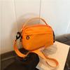 Nova Cor Macaron Nylon Pequeno Quadrado Bolsa À Prova D' Água Leve Lona Bolsa Casual All-match Ombro Crossbody Telefone Móvel Bolsa