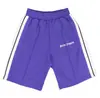 Shorts Casuales Deportivos de Moda Palm Angels Palm Couple para Hombres y Mujeres Rectos Elásticos de Calle Pantalones de Cinco Puntos