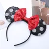 Diadema de lazo de Mickey Diadema de lazo con lentejuelas para bebé de estilo europeo y americano Accesorios para el cabello infantiles transfronterizos