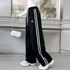 Pantalones de Otoño para Niñas 2025 Nuevos Elegantes de Otoño Niños Grandes Niñas Pequeñas Moda Infantil Casual Rectos de Pierna Ancha