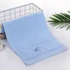 Nueva Toalla Bordada de Algodón Puro para Niños Toalla de Baño Diaria para Bebé Suave Absorbente Toalla Bordada para Niños Fabricante Venta al por Mayor