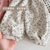 Calças Estilosas de Lanterna para Meninas, Bolsos Pequenos Esquerdo e Direito, Calças de Lã com Bolinhas Estilo Coreano para Crianças no Inverno, Calças de Leopardo da Moda para Bebês