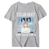 Camiseta europea y americana transfronteriza de Amazon Tylor Ers r 0 Ccert r Crewc Camiseta de manga corta europea y americana para hombre y mujer