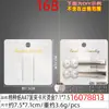 100 Peças de Cartão de Papelão para Grampo de Cabelo DIY, Papel Especial com Impressão Hot Stamping Cartão para Presilha Bb Card Tag de Cartão de Papel Acessórios de Cabelo DIY