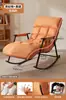 Sillón Mecedora Reclinable para Sala de Estar para Adultos, Se Puede Usar para Dormir, Sillón Mecedora Sofá Perezoso para Balcón, Sillón Perezoso Individual para Ocio en Casa