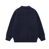 Cárdigan suéter Magic Bear otoño e invierno, con un tejido jacquard a cuadros retro de estilo coreano relajado con cuello de solapa, una prenda exterior casual para hombre