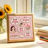 Pintura de perlas Regalo del Día del Maestro Decoración de mesa DIY estudiante hecho a mano Pintura de diamantes para hacer y regalar a los maestros