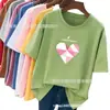 Dropshipping de Ropa para Mujer 2026 Nueva Camiseta de Manga Corta de Verano para Mujer Envío Gratis 9.9 Ropa para Mujer al por Mayor 1688
