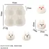 Molde de Pellizco de Dibujos Animados Juguete de Comida Artificial Molde de Rana de Silicona de Grado Alimenticio para Pellizcar Descompresión DIY