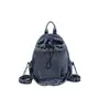 Bolsa de Lona Transfronteiriça 2026 Novo Estilo Bolsa de Couro Lavado Bolsa Transversal de Peito Retrô Mochila Casual para o Dia a Dia Feminina
