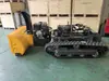 Exportado a Canadá: Quitanieves teledirigido, cortacésped multifuncional tipo tanque, máquina pequeña inteligente para cortar césped y quitar nieve