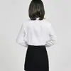 Camisa social masculina estilo coreano de valor, manga longa e curta, preto e branco, não amassa, espessa, não transparente, customizável JK, camisa universitária