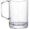 Taza de Lavar Transparente Creativa Simple Geométrica Nórdica Taza de Enjuague Bucal Taza de Cepillo de Dientes para Hogar Pareja con Agujero para Cepillo de Dientes Taza de Cepillo de Dientes